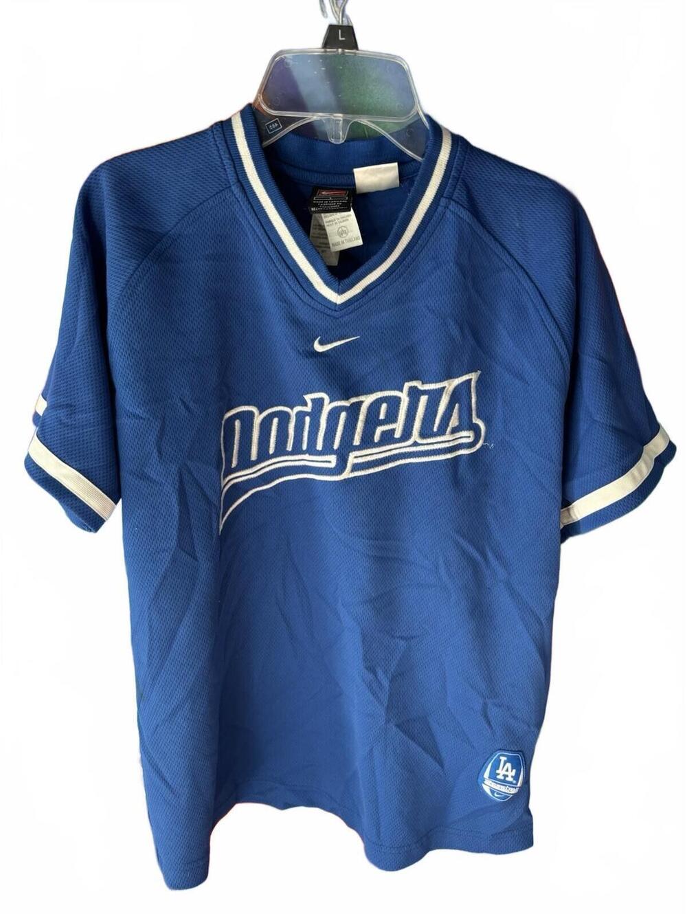 Nike Los Angeles Dodgers Blue Baseball Jersey Size Large